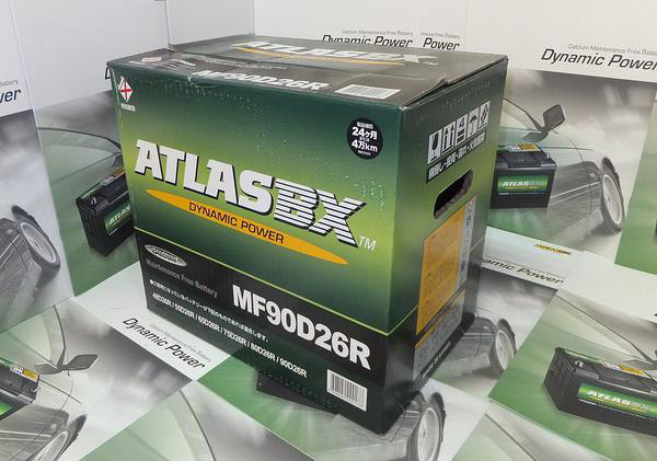 ATLASBX 90D26R アトラス 自動車 用 バッテリー ATLAS 車