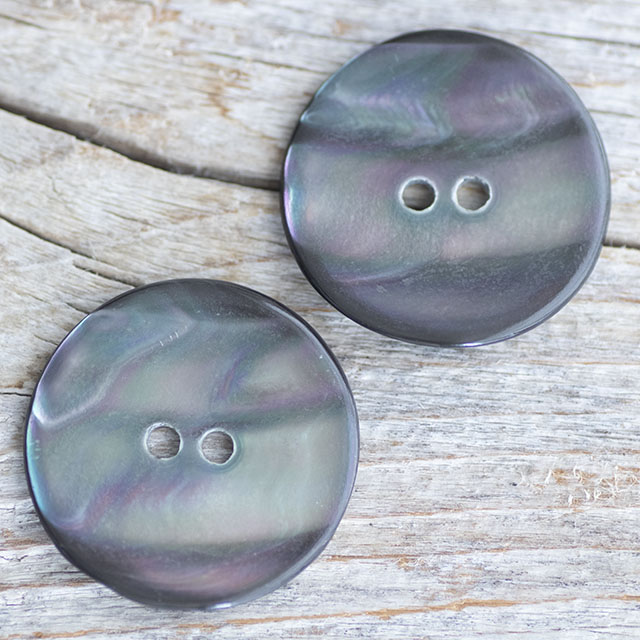 アワビ貝スモーク加工ボタン