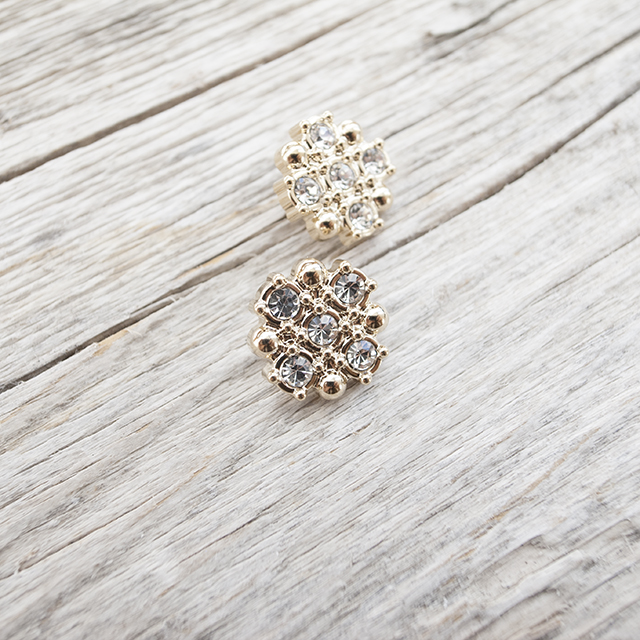 スワロフスキービジューボタン