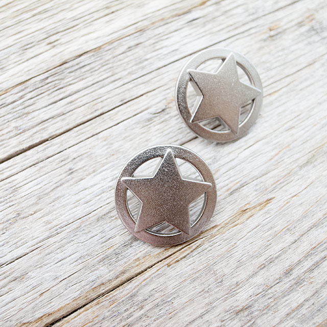 星コンチョボタン