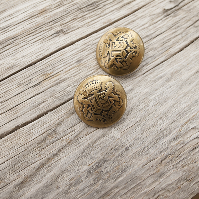 メタルエンブレムボタン