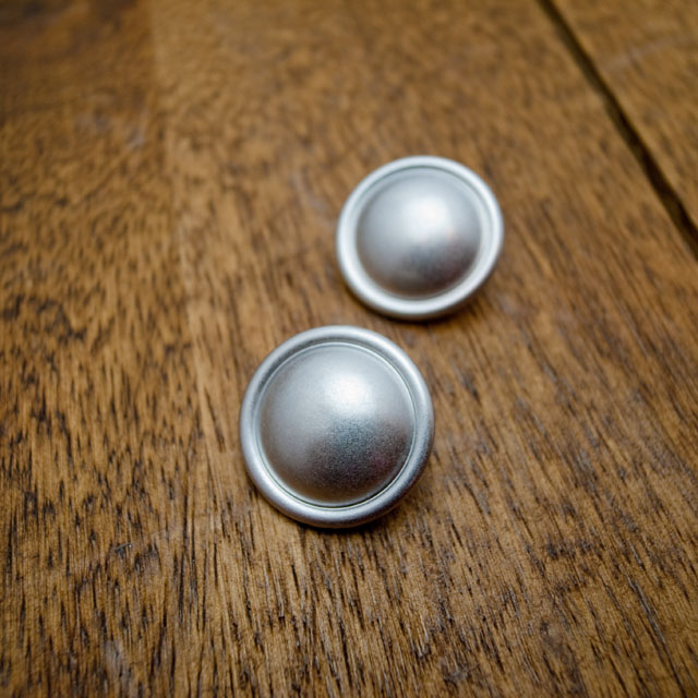 【丸型(シンプル足付きボタン)】真鍮ボタン#Ｍ９７０ 1穴20mm　C/#ＦＳ