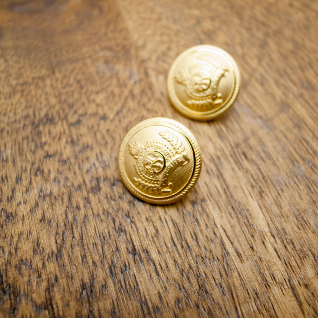 【丸型(エンブレムボタン)】真鍮ボタン#MＮ１９ 1穴18mm　C/#G