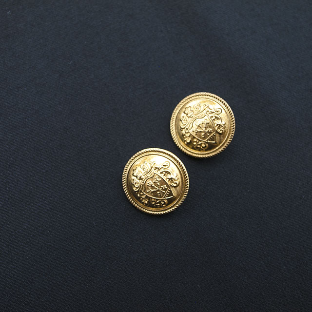 メタルエンブレムボタン