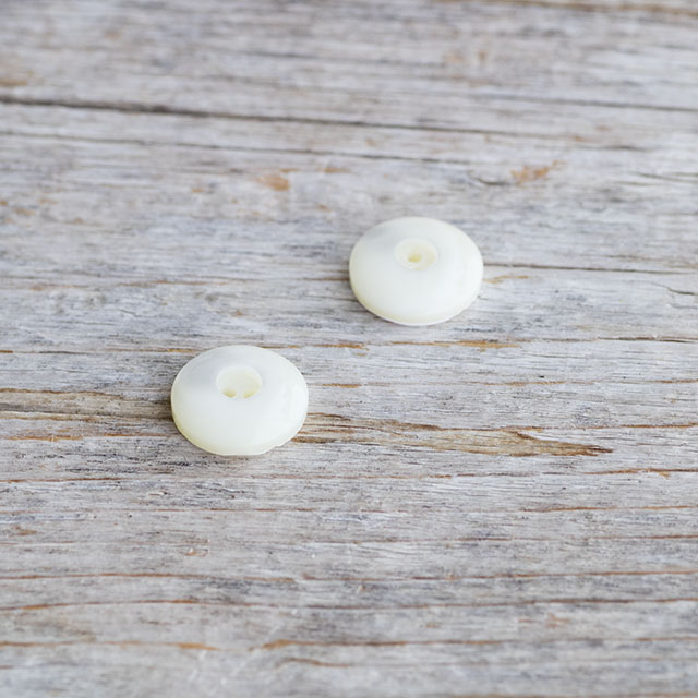 【ドーナツボタン】高瀬貝 貝ボタン#bt120 2穴11.5mm
