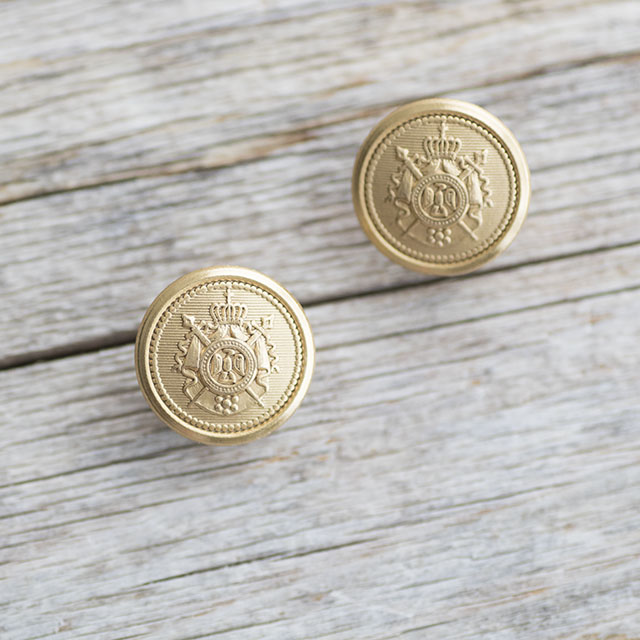 メタルエンブレムボタン