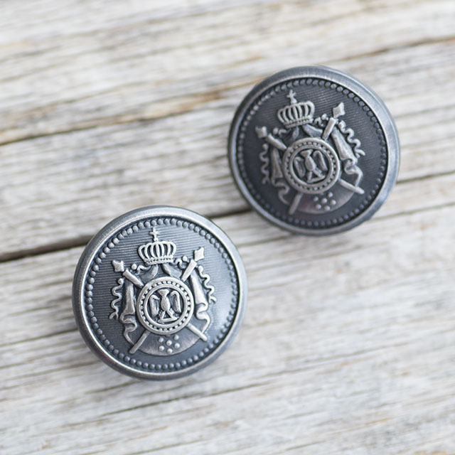 メタルエンブレムボタン