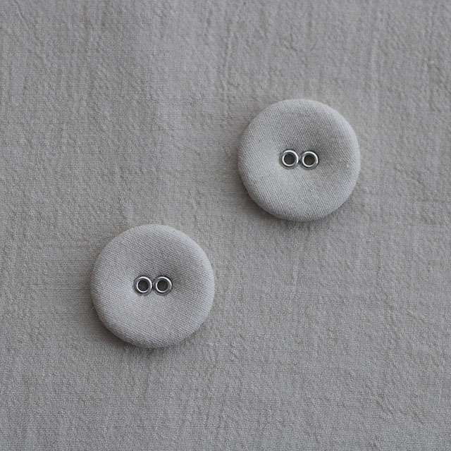 リネンくるみボタン