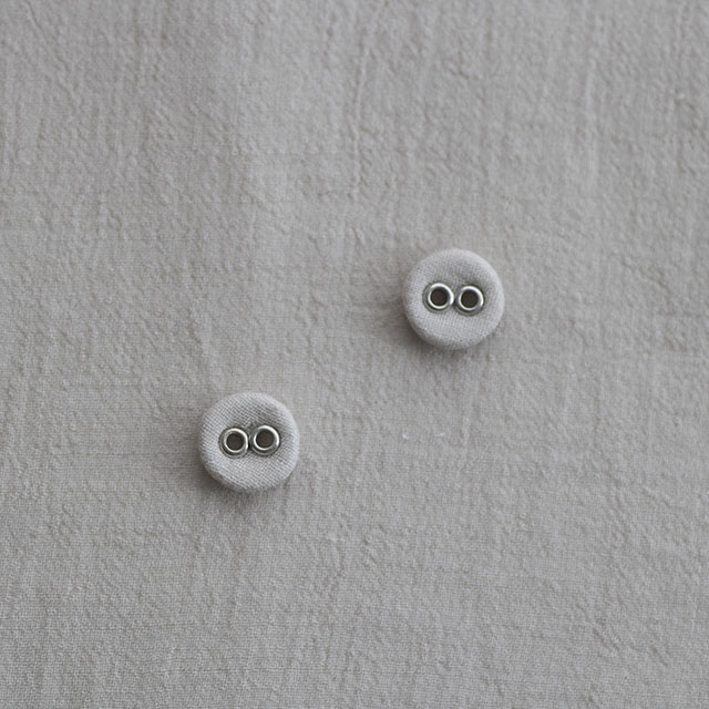 リネンくるみボタン