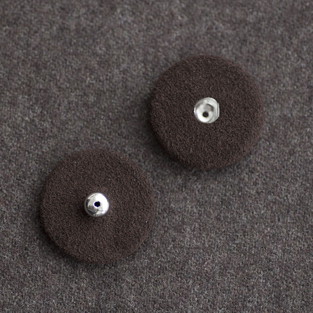 スウェードくるみスナップ