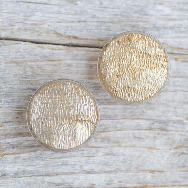 【シンプルデザイン貝ボタン　SAND】カピスシェル #BT225  C/#47ゴールド 1穴18mm