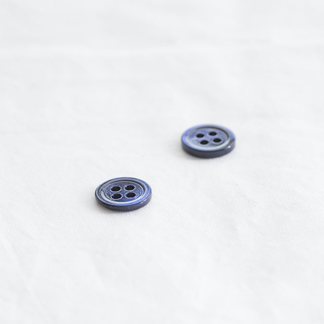 黒蝶貝 10mm 染めボタン|貝ボタン□タカシマ□