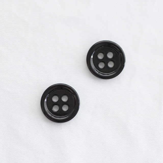 黒蝶貝ボタン　染色ボタン