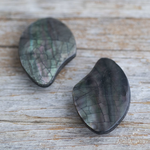 モザイクシェルボタン