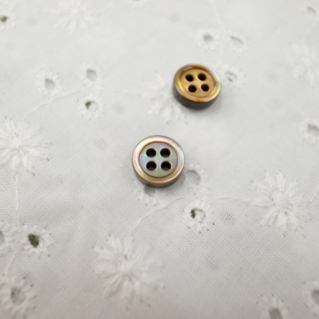 茶蝶貝 9mm|貝ボタン□タカシマ□