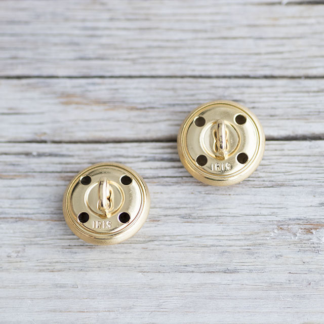 ブレザー用ボタンセット メタルエンブレムボタン 15mm&21mm
