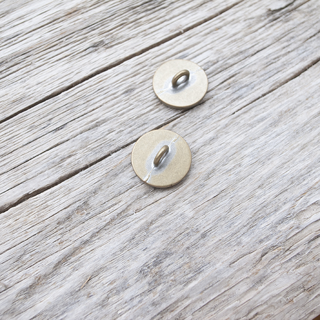 Brass 1 ブラスワン　真鍮製ベル　ボタン式ベルト　ダークブラン Brass 1 ブラスワン 真鍮製ベル ボタン式ベルト ダークブラン