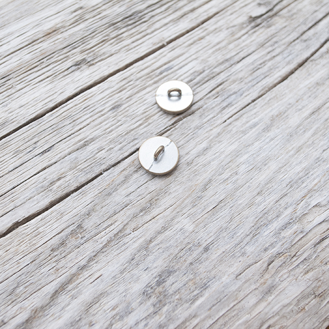6 Brass Buttons, 22.59mm/0.899