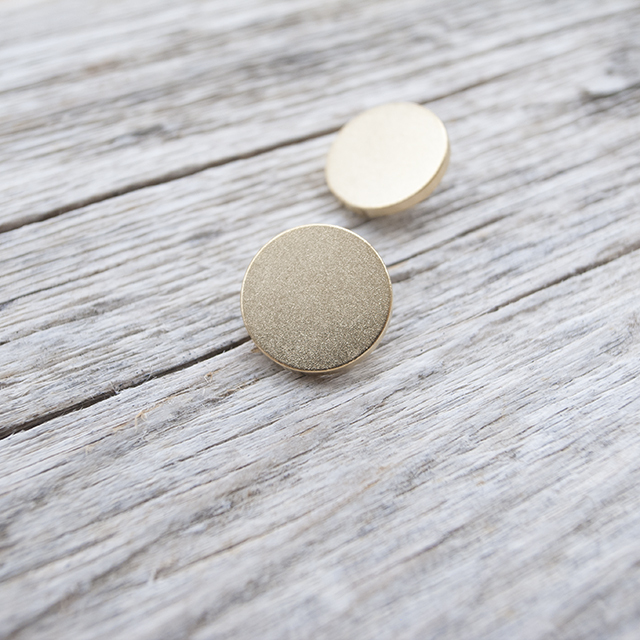 フラットメタルボタン 13mm <メタルボタン卸通販 タカシマ＞