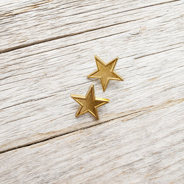 星コンチョボタン