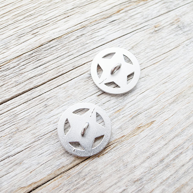 星ボタン 星コンチョボタン 21mm |メタルボタンの卸通販 《タカシマ》