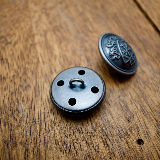 【丸型(エンブレムボタン)】真鍮ボタン#DM108 1穴２３mm　C/#ASM