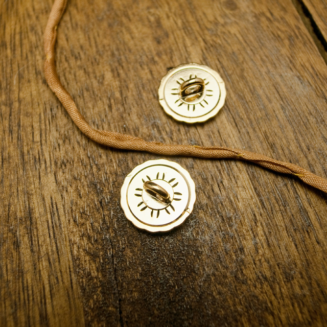 真鍮×クリスタルラインストーン 15mm | 《ボタン専門店タカシマ
