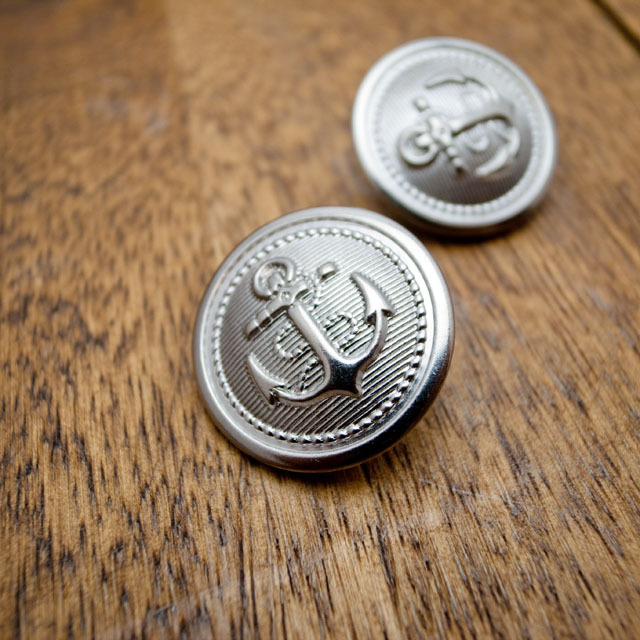 メタル(真鍮)ボタン 25mm | 《ボタン専門店タカシマ》 貝ボタン