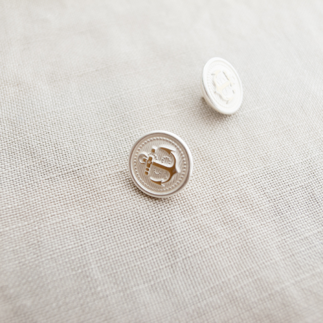 マリン（イカリ）ボタン 11.5mm | 《ボタン専門店タカシマ》 貝ボタン