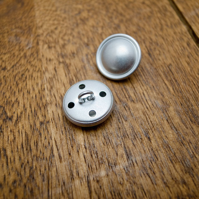【丸型(シンプル足付きボタン)】真鍮ボタン#Ｍ９７０ 1穴18mm　C/#ＦＳ