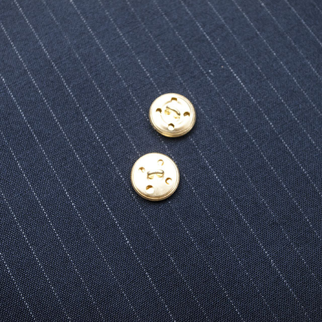 【オジパ】デンマーク硬貨セット スーツ用エポキシxメタルボタンセット エンブレムボタン 15mmx21mm