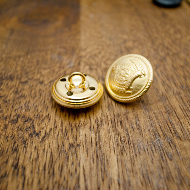 【丸型(エンブレムボタン)】真鍮ボタン#ＭＮ１９ 1穴18mm　C/#G