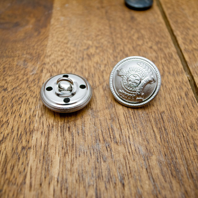 【丸型(エンブレムボタン)】真鍮ボタン#MN19 1穴20mm　C/#S