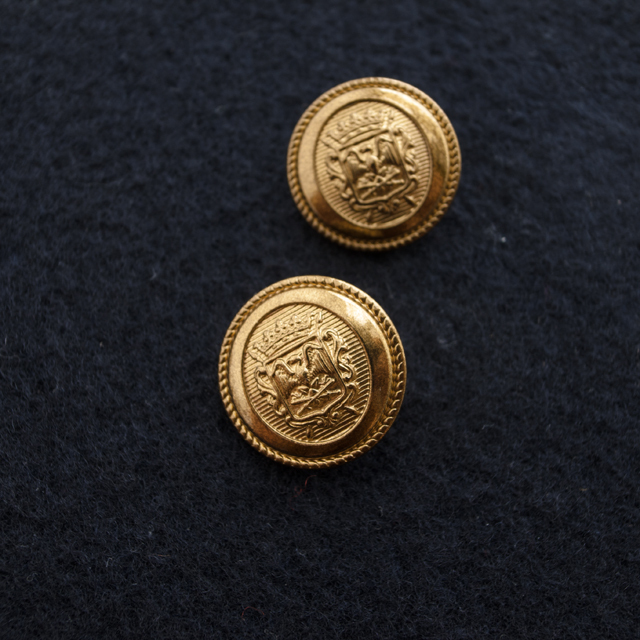 美品【ポロ】100㎝/キッズフォーマル/2点セット/ダブル/金ボタン/エンブレム 美品【ポロ】100㎝/キッズフォーマル/2点セット/ダブル/金ボタン