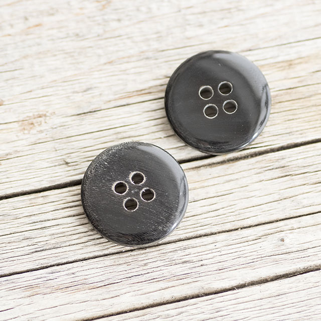 スーツ用ボタンセット 本水牛(ホーン)ボタン 15mm＆20mm | 貝