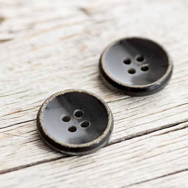 スーツ用ボタンセット 本水牛(ホーン)ボタン 15mm＆20mm | 貝