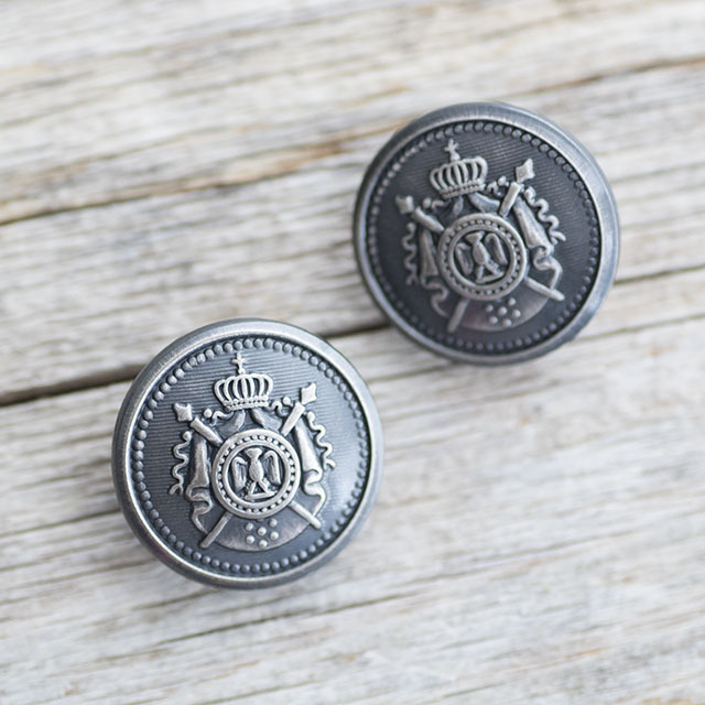 メタルエンブレムボタン