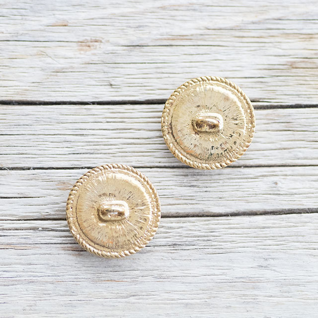 ビンテージボタン 21mm |メタルボタン、黒蝶貝ボタンの卸通販