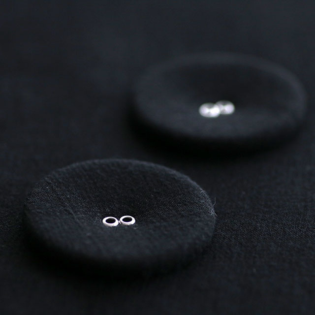 リネンくるみボタン