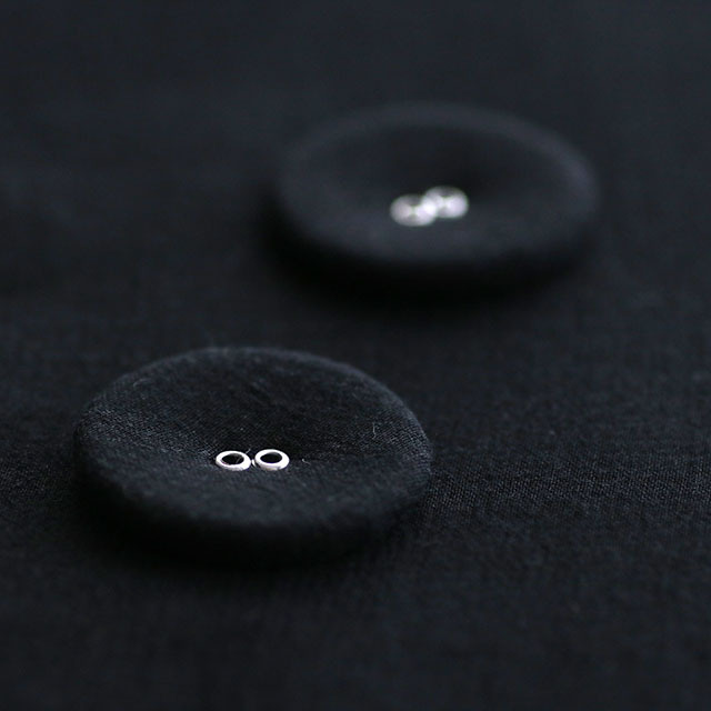 リネンくるみボタン