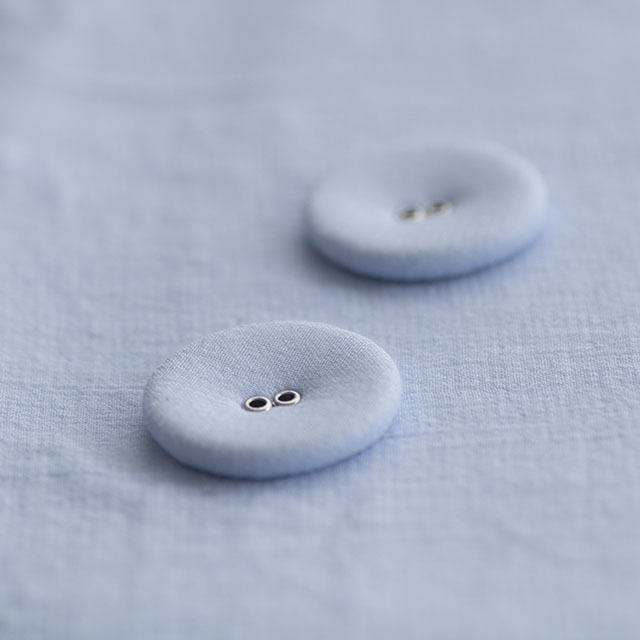 リネンくるみボタン