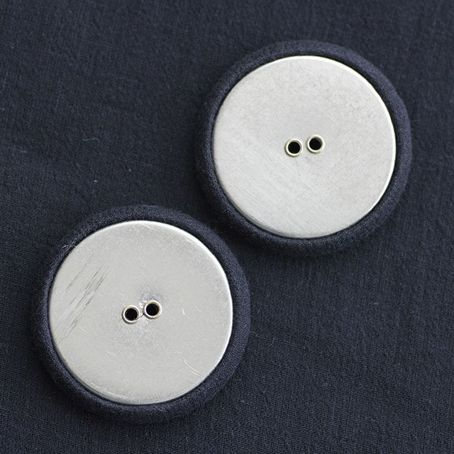 リネンくるみボタン