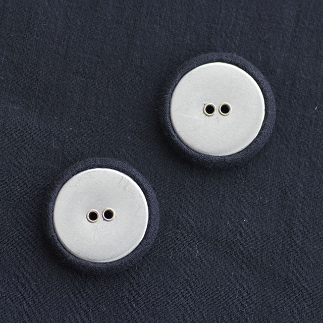 リネンくるみボタン