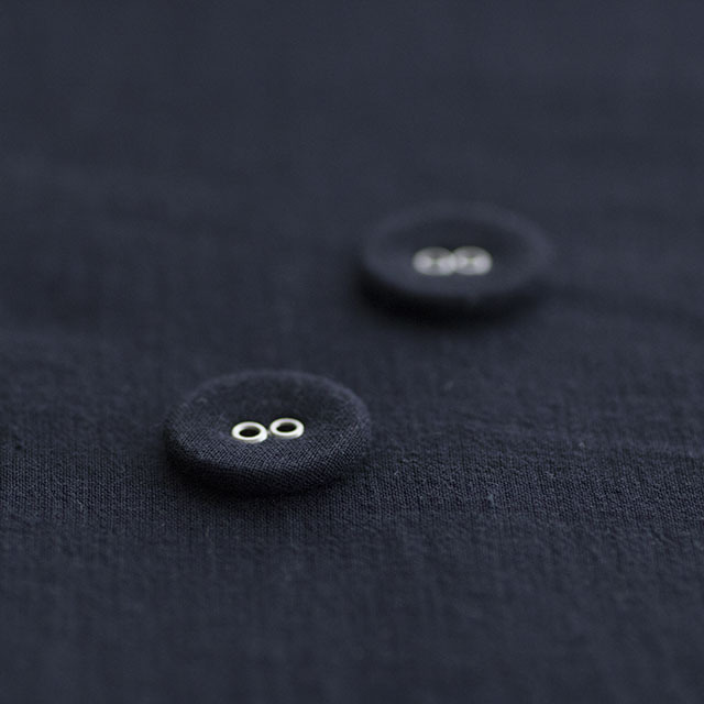 リネンくるみボタン