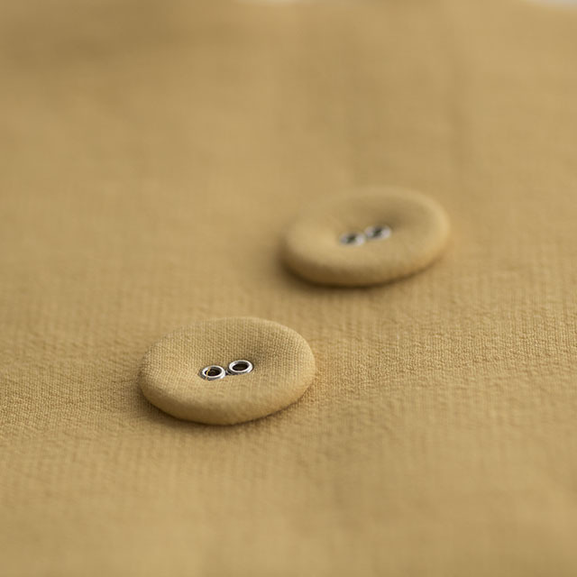 リネンくるみボタン