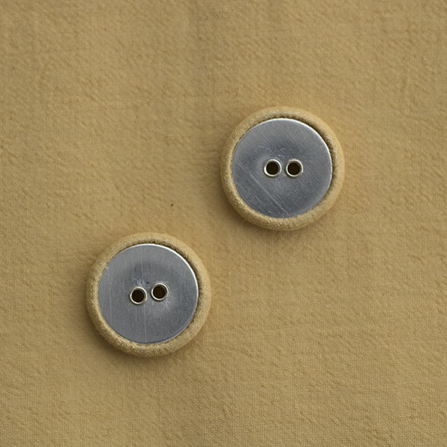 リネンくるみボタン