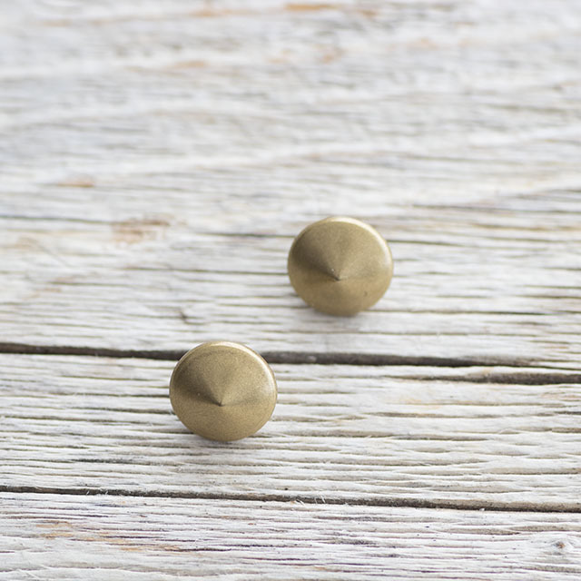 ゆ*う様 【完売品新品】birthdaybashボアポンチョ　メタルボタンバタフ ボタン 『ボタンパーツ コンチョ #3 18mm ゴールド』 ビーズ,ビーズ