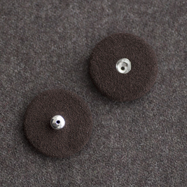 スウェードくるみスナップ