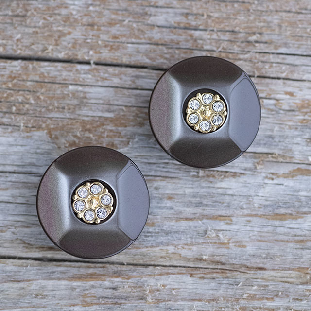 レトロビジューボタン 20mm |ビジューボタンの卸通販 《タカシマ》