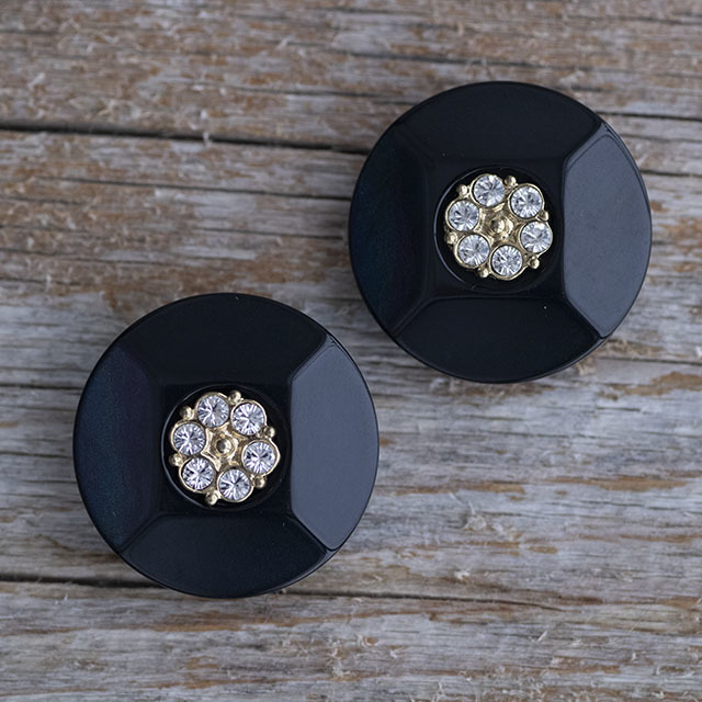 レトロビジューボタン 24mm |ビジューボタンの卸通販 《タカシマ》